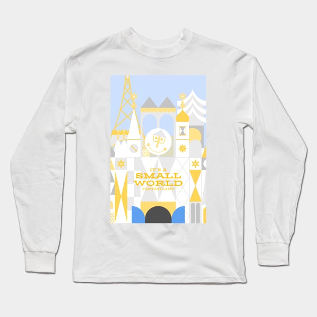 It's A Small World Long Sleeve T-Shirt by parkhopperapparel